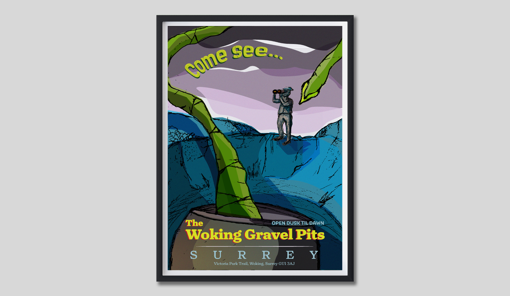 Poster #2 THe Woking Gravel Pits